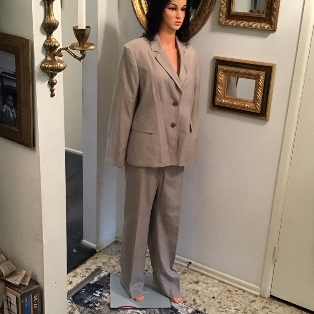 Kasper Women's Taupe Pantsuit